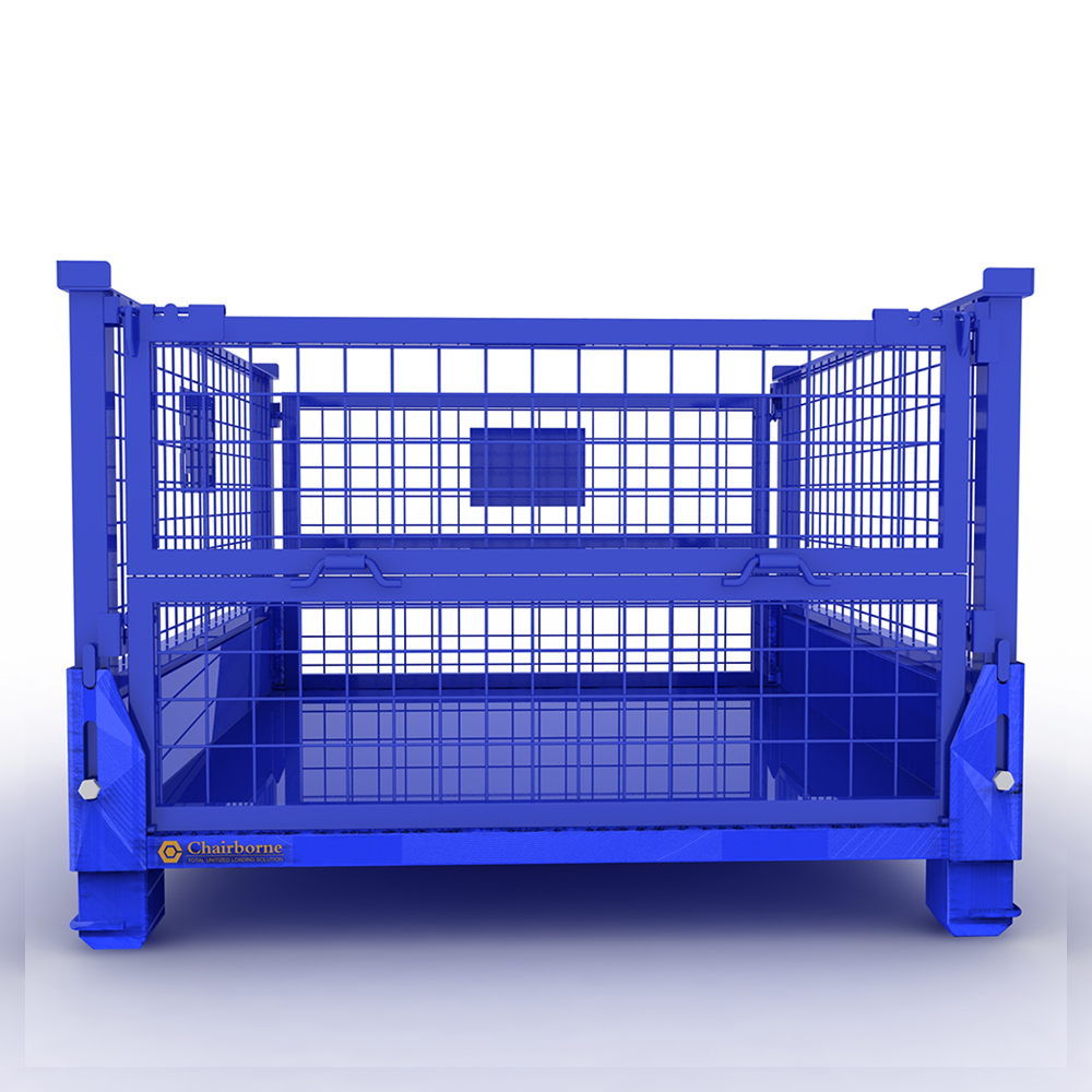 Тележка контейнера из металлической сетки euro stillage