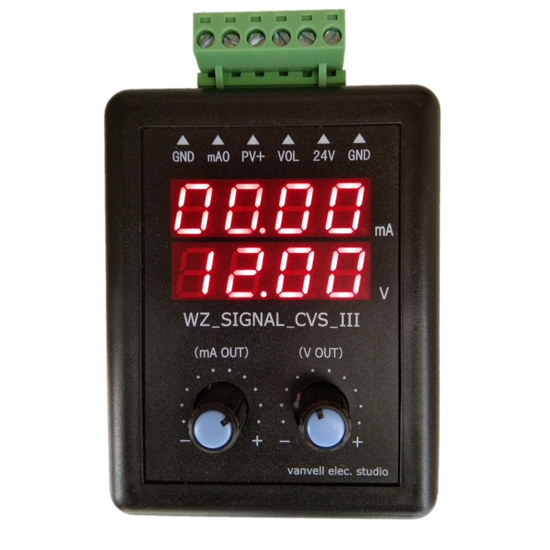 Adjustable 4-20ma Signal Generator 24V Current Voltage Transmitter Calibrator source 0-10V Constant Current Source Simulation