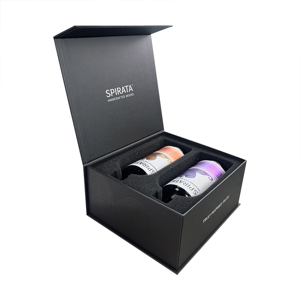 Customizable Logo Recyclable Paper packaging Box Magnetic Packaging box with EVA EPE FOAM insert to protect the product