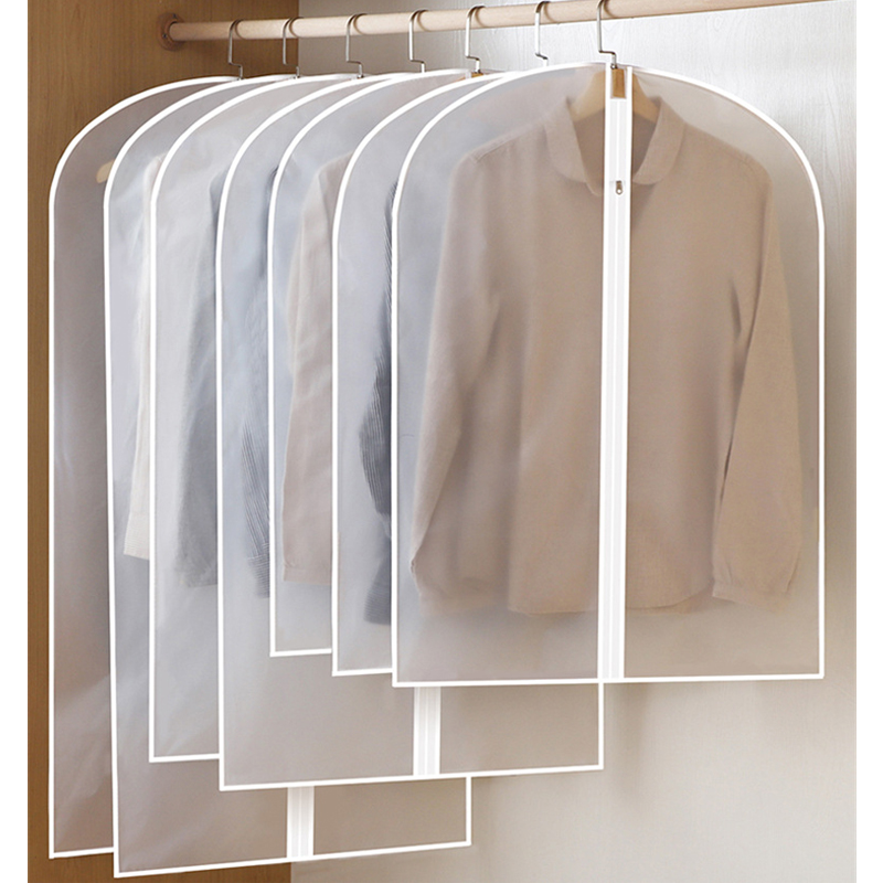 Cheap PEVE dust cover customized moisture proof white supplier garment bag clear