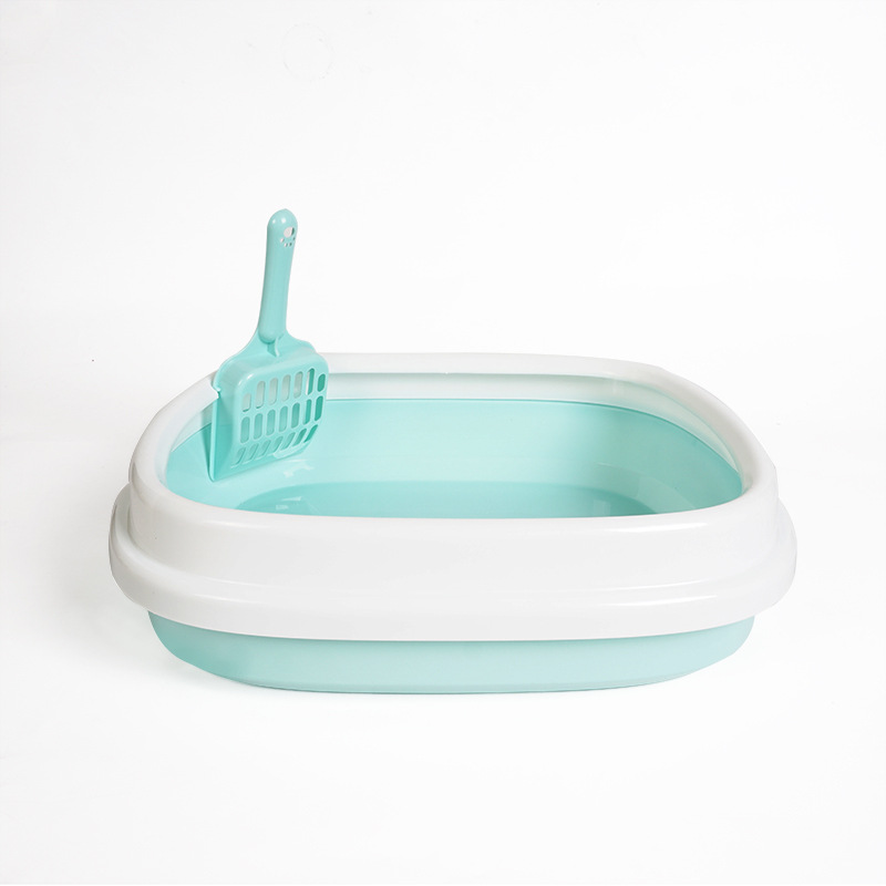 Pet cat supplies Dropshipping Plastic cat litter box big Cat toilet basin