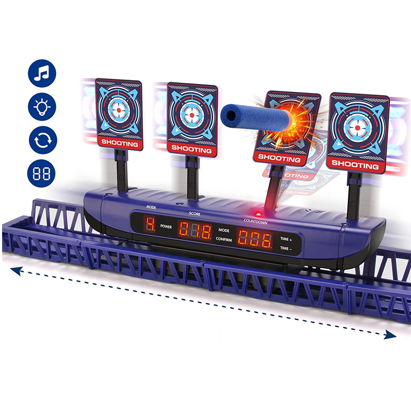 Hot Sale Kids Toys Updated Electronic Running Scoring Shooting Target Auto Reset Digital Targets for Gun Practice Toys