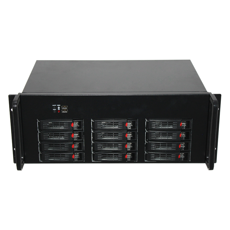 Nas чехол 4U 19-дюймовый стоечный 12bay hotswap сервера чехол для хранения cctv сервер для хранения
