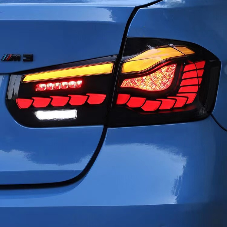 Для BMW F30 F35 320i 328i 2013-2017 задняя противотуманная фара + стоп-сигнал задний + Динамический сигнал поворота Автомобильный светодиодный задний фонарь