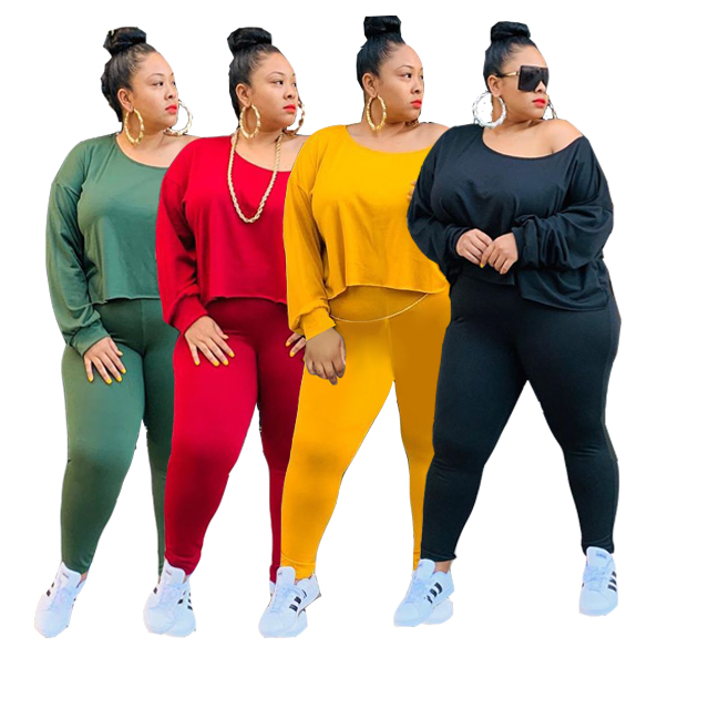 LLDRESS Модный комплект из 2 предметов женская одежда летний наряд 4xl Женская одежда большого размера