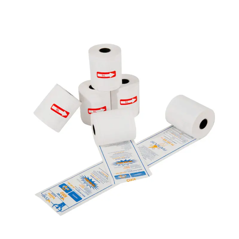 Free sample 57mm 80mm cash register thermal receipt paper roll