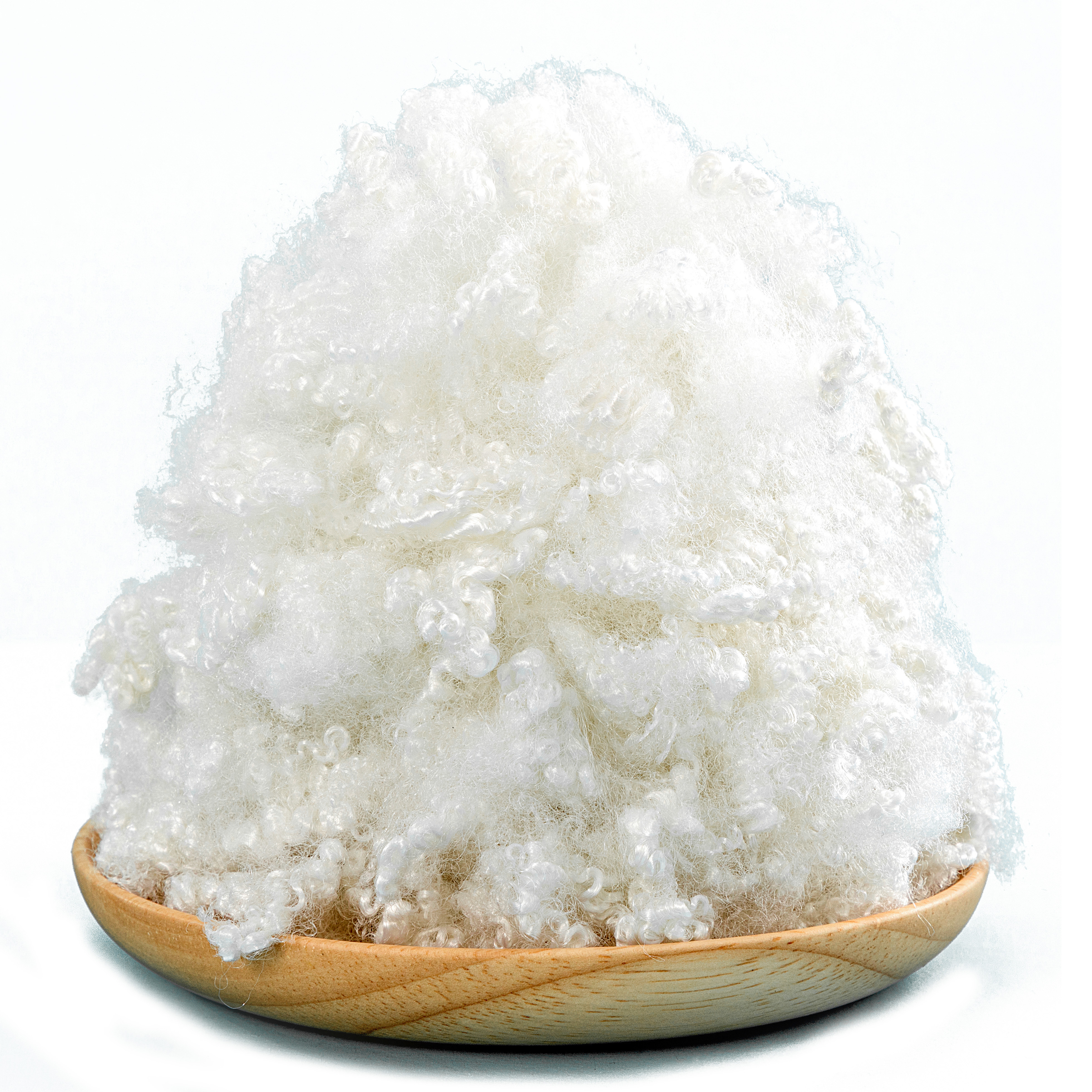 Non-Siliconized Recycled Hollow Polyester Staple Fiber 7D * 64mm for filling quits or pillows cushions