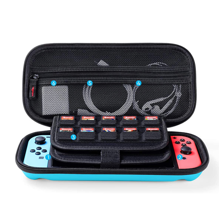 Дорожный портативный жесткий чехол для Nintendo Switch с ручкой