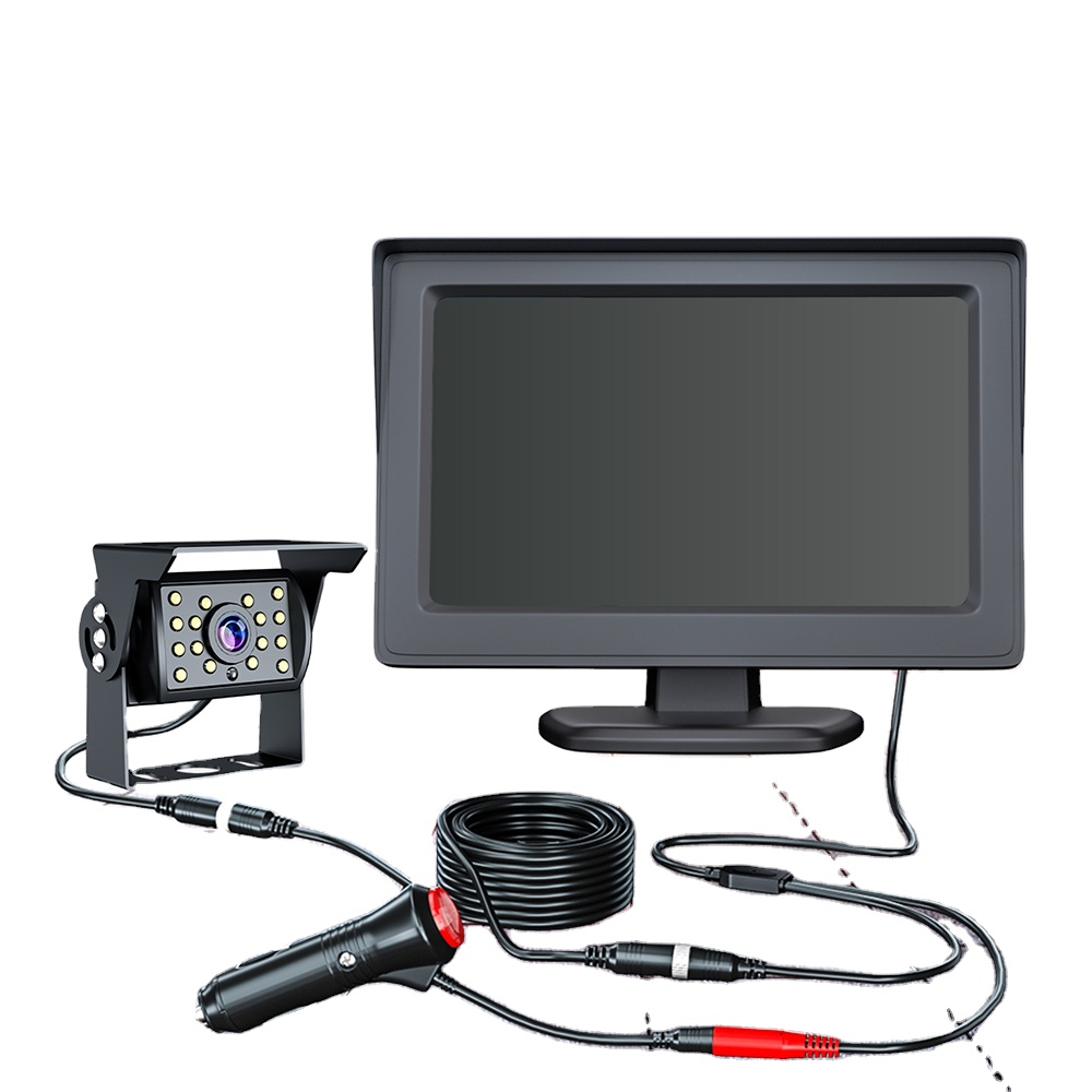Factory Support 4.3 Inch LCD monitor Kit Backup Rear View Camera System Car Reversing Aid
