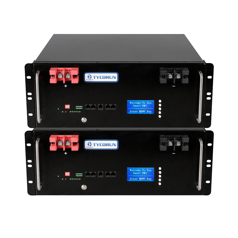 Tycorun Hot Sell Smart BMS 48V 100Ah Lifepo4 5Kwh 4U Case Batteries