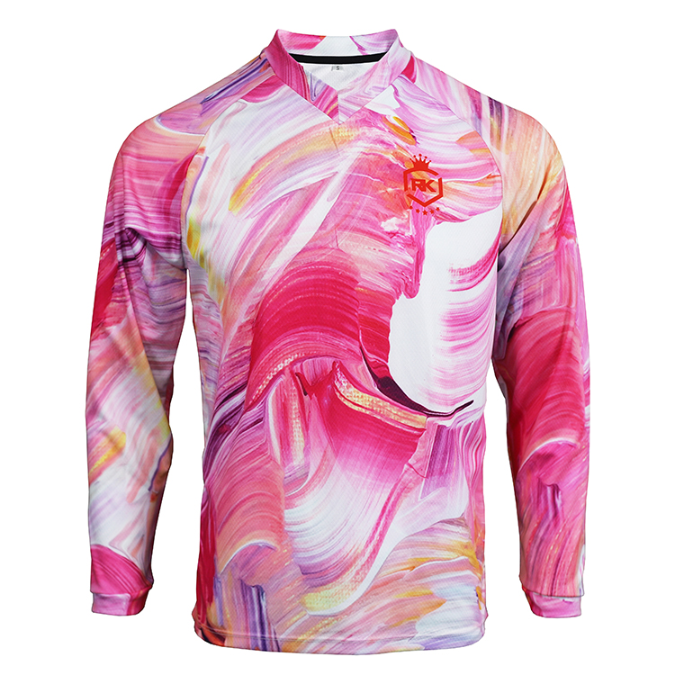 2021 Creative Color Patterns Custom Downhill Jersey Mtb T shirt Downhill Cycling Jersey Woman