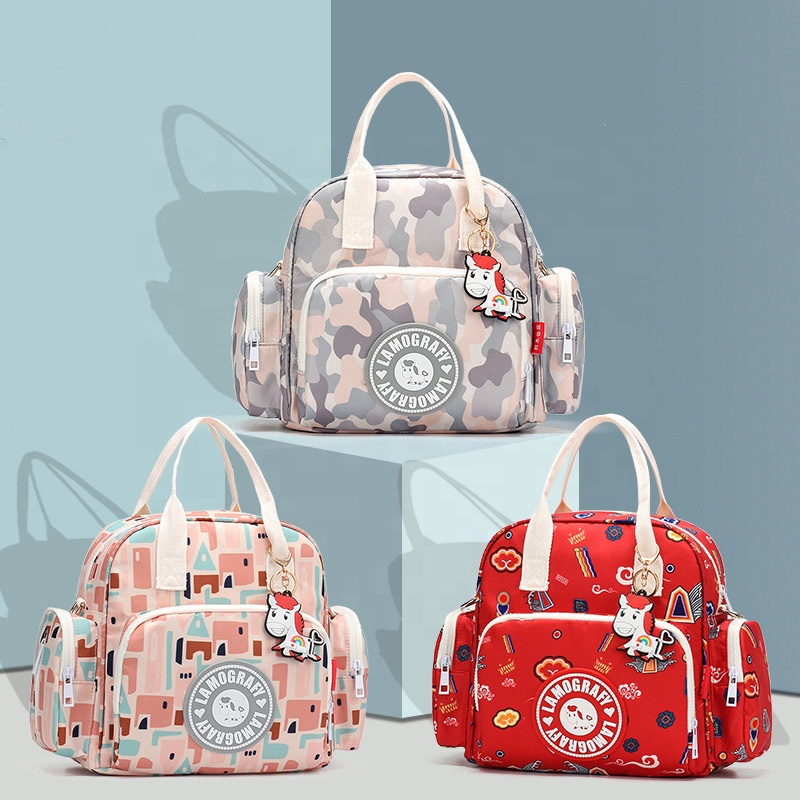 Multifunctional Custom Waterproof Travel Mom Back Pack Nappy Changing Bag Fashion Mummy Diaper mom bag backpack diaper