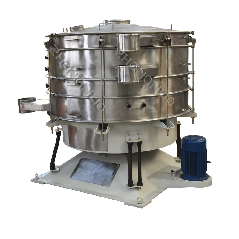 Industry Round Tumbler Vibrating Screen Graphite Powder Swing Sieving Machine