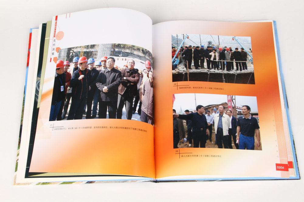 China printing company high-end full color brochure custom catalogue