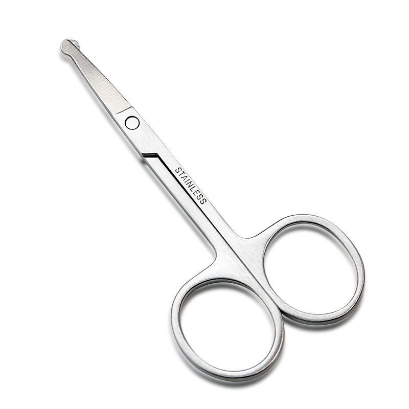 Wholesale Stainless Steel Beauty Scissors Nose Hair Trimming Tool Eyebrow Scissors