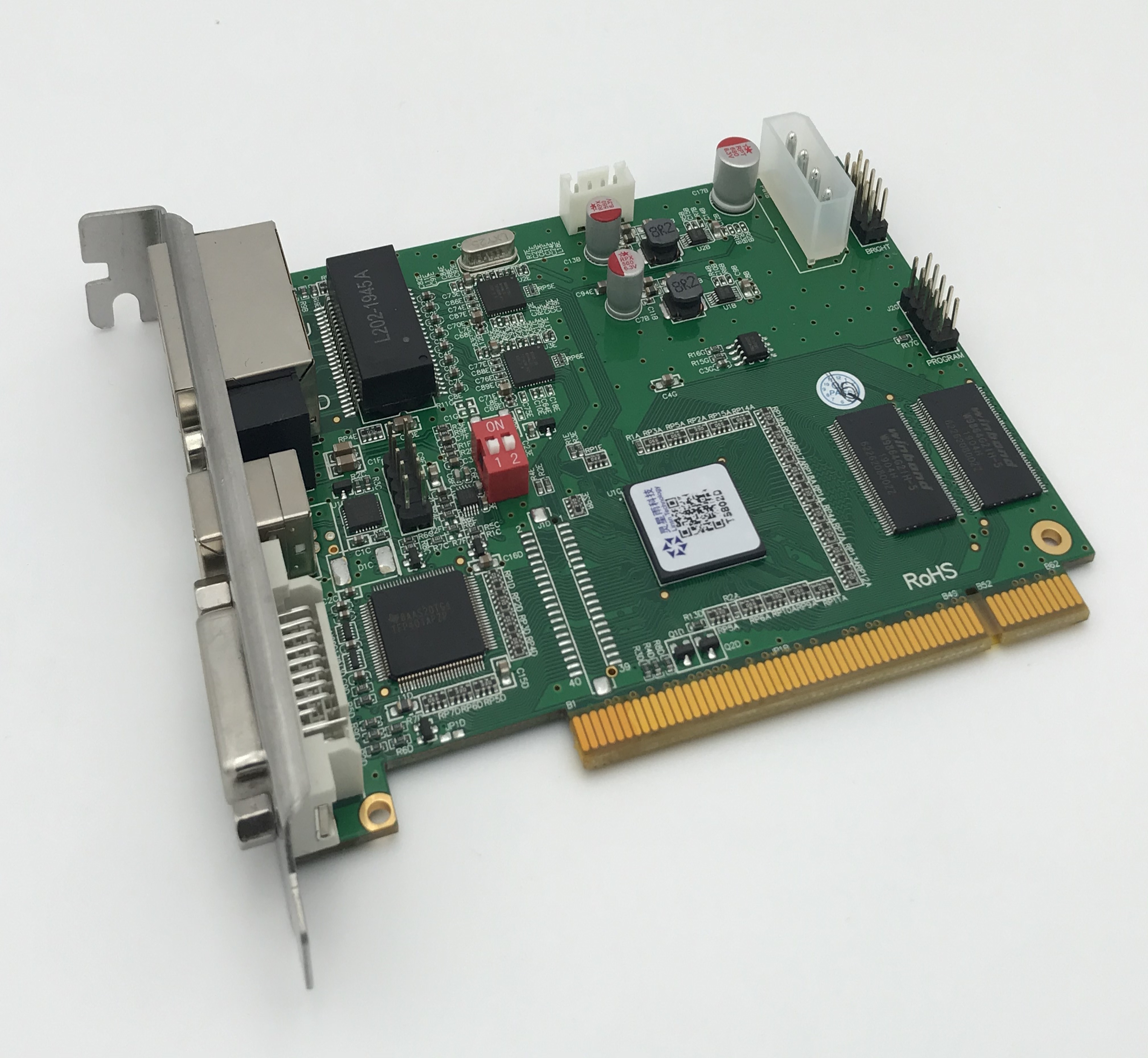 LINSN TS802 отправляющая карта со светодиодным дисплеем, полноцветная синхронная Плата управления для видеостены со светодиодным экраном