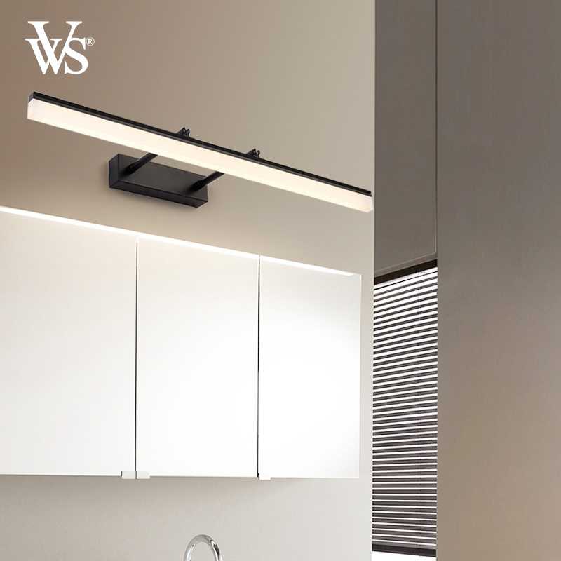 Factory price metal illumination traditional indoor bathroom vanity led mirror lamps