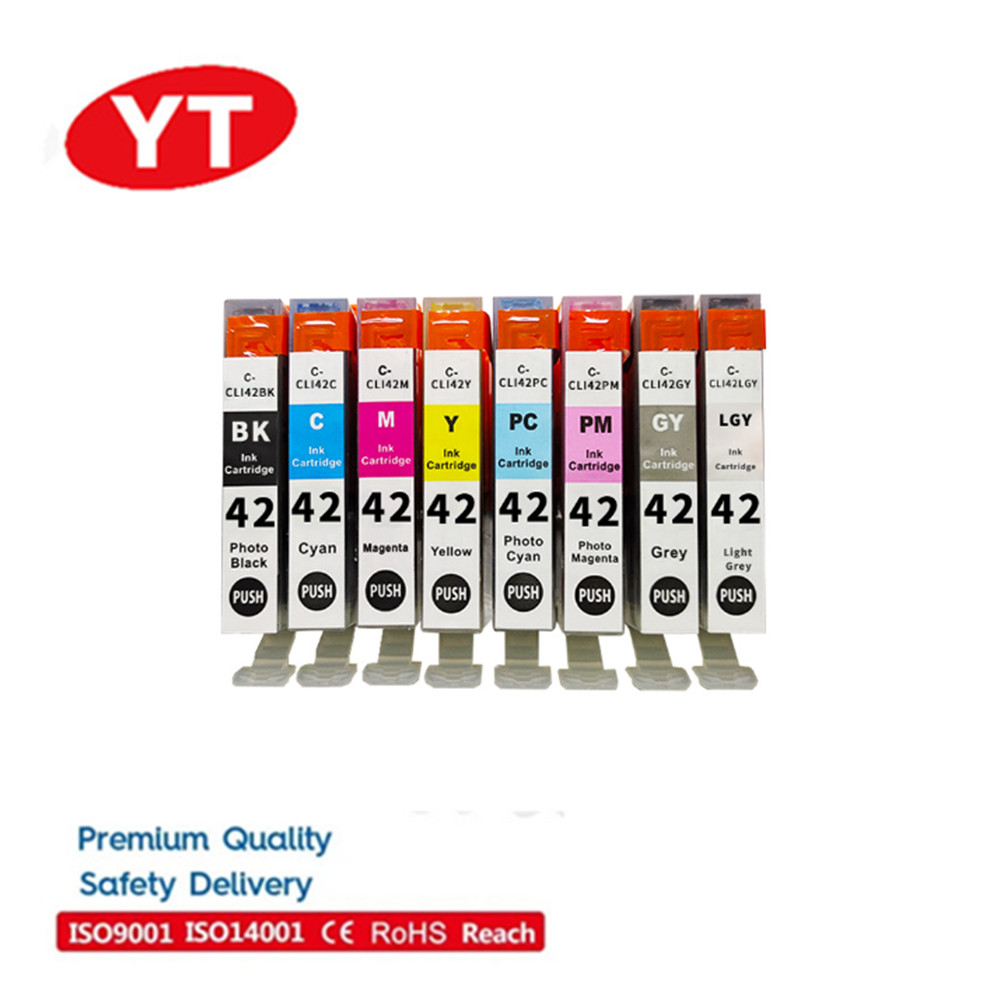 Yelbes 42 CLI42 CLI-42 Premium Compatible Color InkJet Ink Cartridge for Canon PIXMA Pro 100 100S Printer