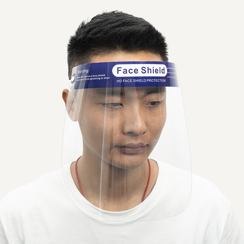 Wholesale Clear Anti Fog Face Shield Windproof Safety Protective Bubble Face Shield