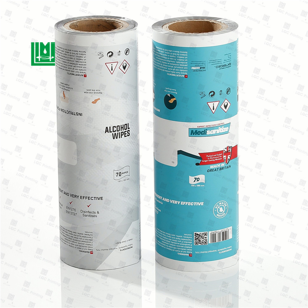 Custom Ice Cream Film Packaging Plastic Roll Stock for Food Packaging Ice Bar Ice Lolly Film