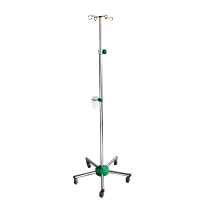 EU-IV526 Hospital IV Stand Drip IV Pole Stainless Steel Drip Stand