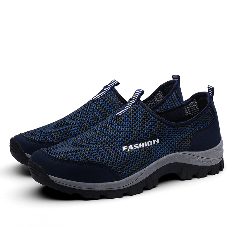 2022 Men's Vulcanize Shoe Sneakers Summer Mesh Casual Shoes Breathable Rubber Non-slip Lightweight Shoes