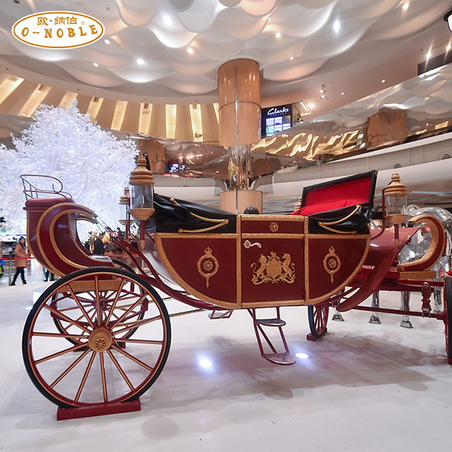 Outdoor Christmas Royal Horse carriage /Decoration Horse Carriage for sale