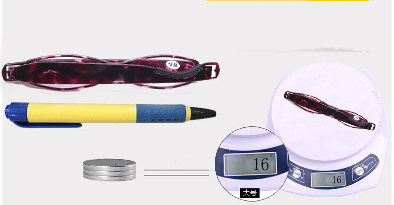 2021 China wholesale 360 degree rotating pocket pen foldable presbyopic anti biue light reading glasses with case