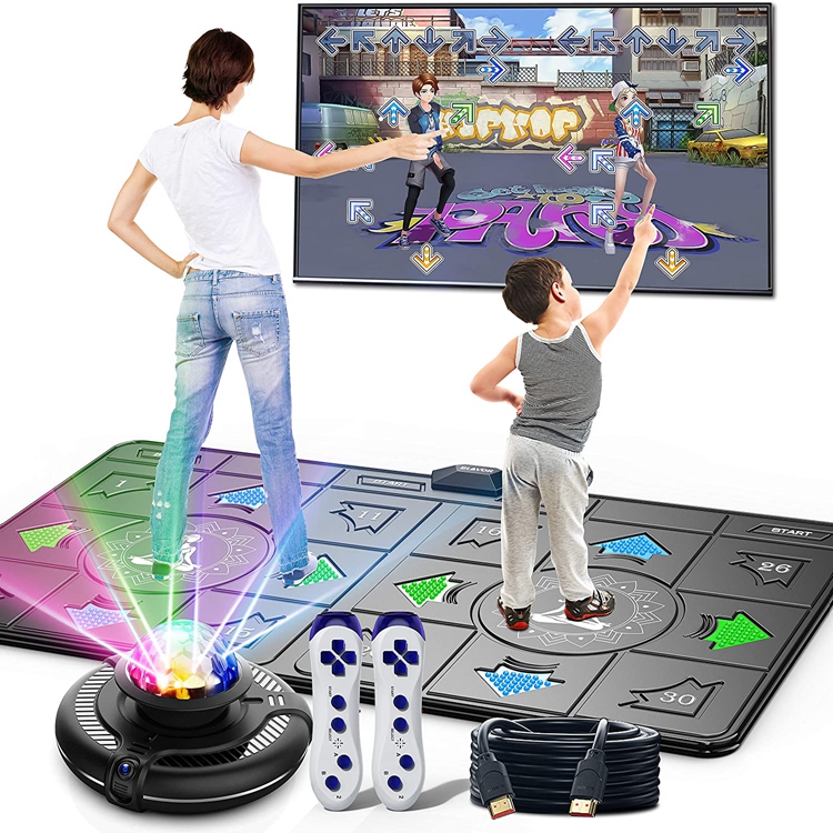 Wireless Dancing Mat Double Tv Interface Computer Dual Use Somatosensory Treadmill Hand Home Machine Yoga Dance Game Pad
