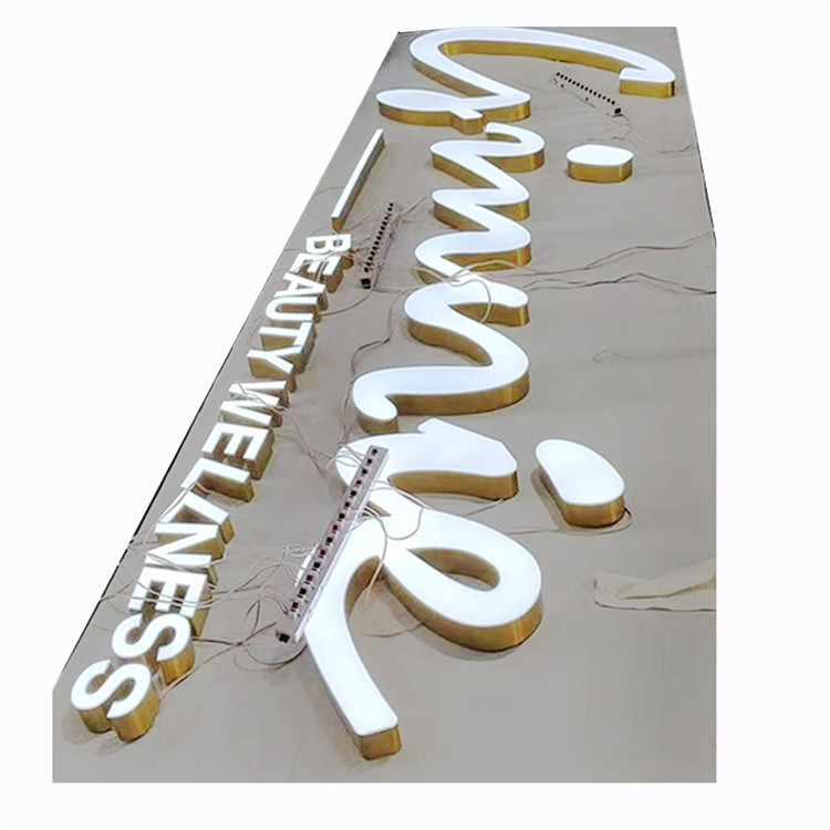 High Quality Custom Led Letter Backlit Letters Sign Board For Shop Retail