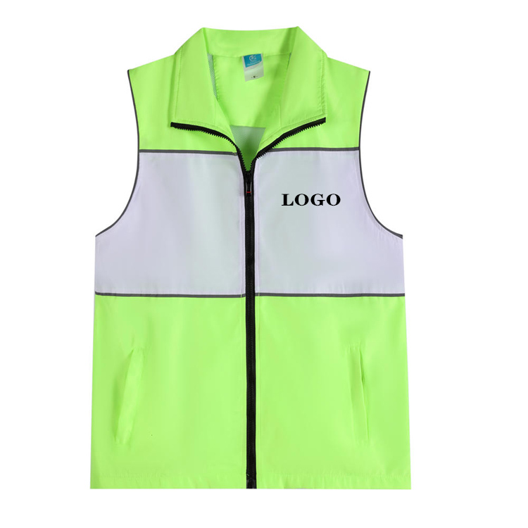 Custom logo team training vest running vest mesh fabric for safety vest without sleeve Utility