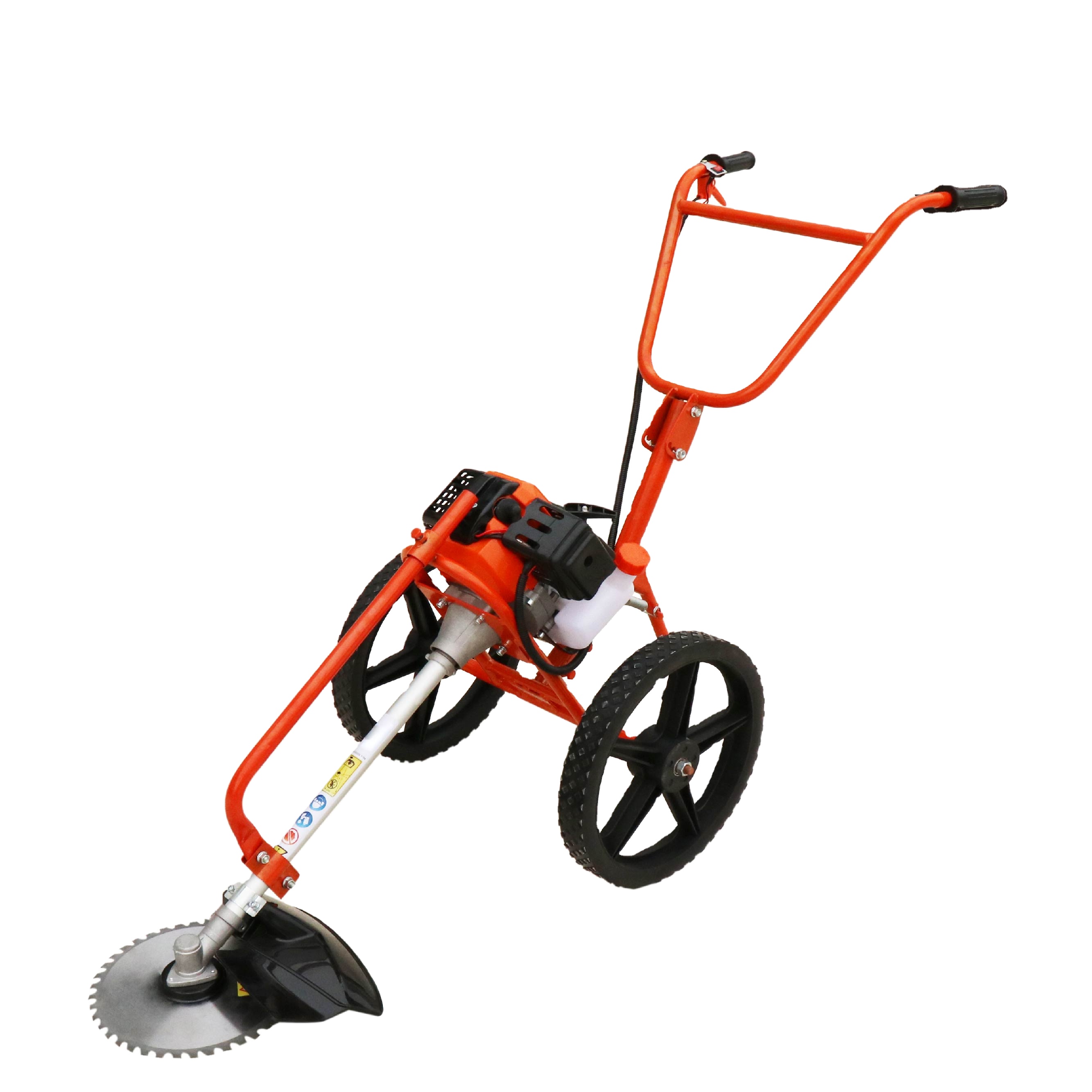 Two Wheel Hand Push Brush Cutter Tool Second From Japan Held Mitsubishi Handpush Handheld Electric Machine 4Stroke