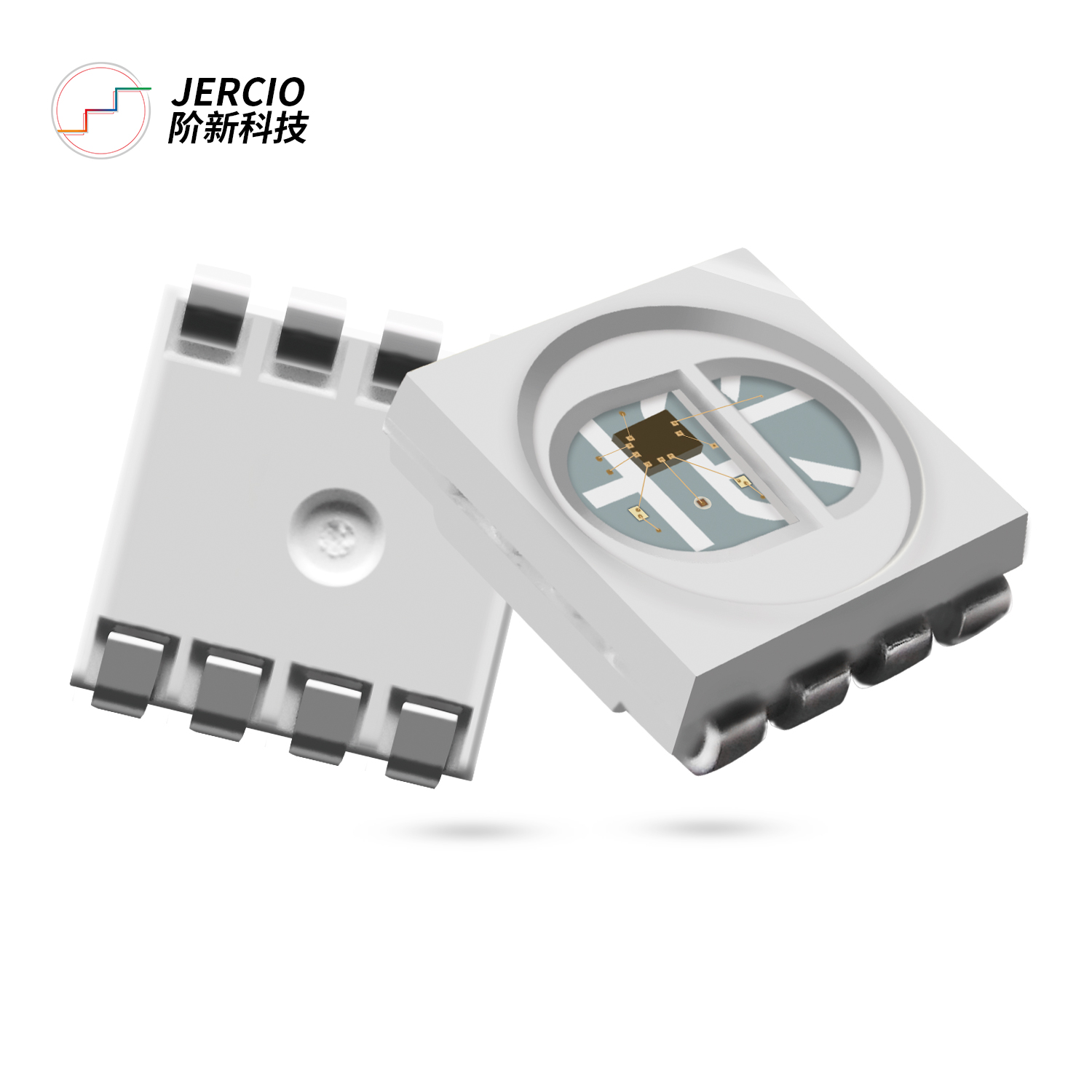 Jercio XT1511 RGB P8 (аналог с WS2812B) 1000 шт 5050 SMD пикселей светодиодный чип 0,2 Вт/шт. индивидуально адресуемых полный цвет DC 5V
