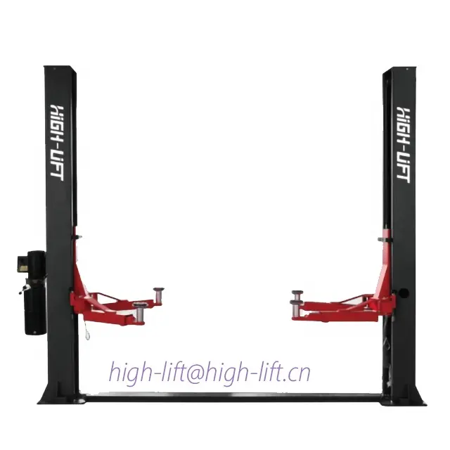 Model No. YL140 new popular 2 post hoist4.0T manual lock release from two side with CE certificate