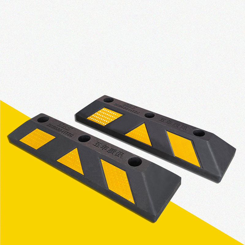 Rubber Anti-Collision Wheels Reverse Parking Gear Garage Parking Position Stopper Wheel Stopper