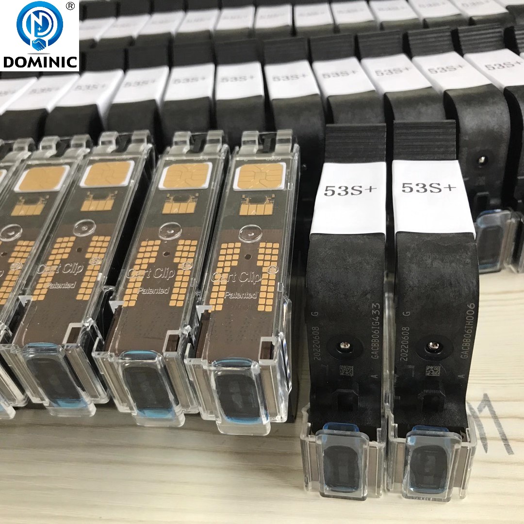 Factory price compatible 53S 53S+ /52S+ /51S+ solvent based black ink cartridge used in Elfin 1S' , VIH, V2, E1S TIJ printer