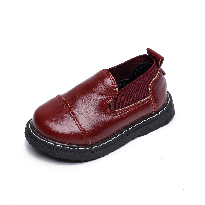 Spring Autumn Transfer-film Leather Party Dance kid children boys girls dress shoes