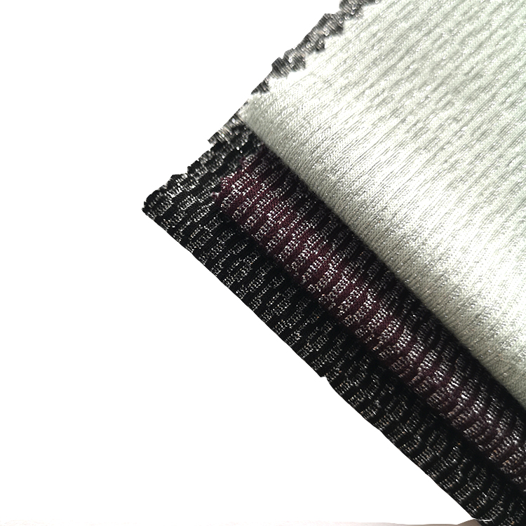 Free sample 60% rayon 35% metallic 5% spandex jersey fabric for dresses-2020001