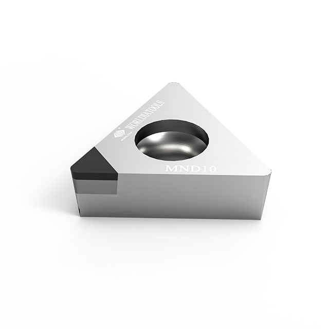Высокоточная Алмазная токарная пластина CNC PCD с наконечником, токарная пластина с материалом MND10 TCGW/TCGT для алюминиевого полного лица, полная длина