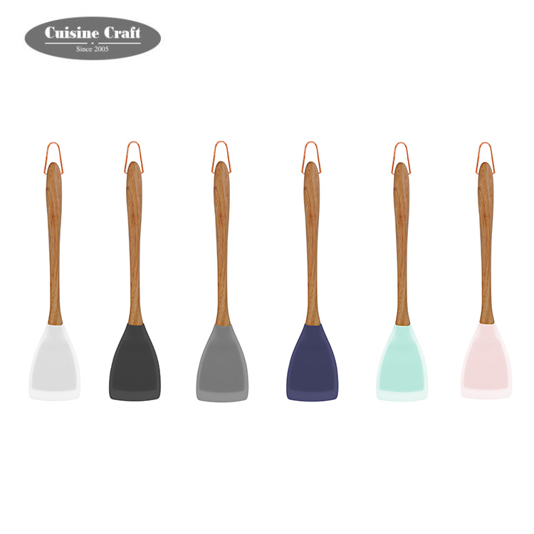 Low moq Kitchen utensil factory stock Silicone turner spatula set cooking Spatulas and Turner