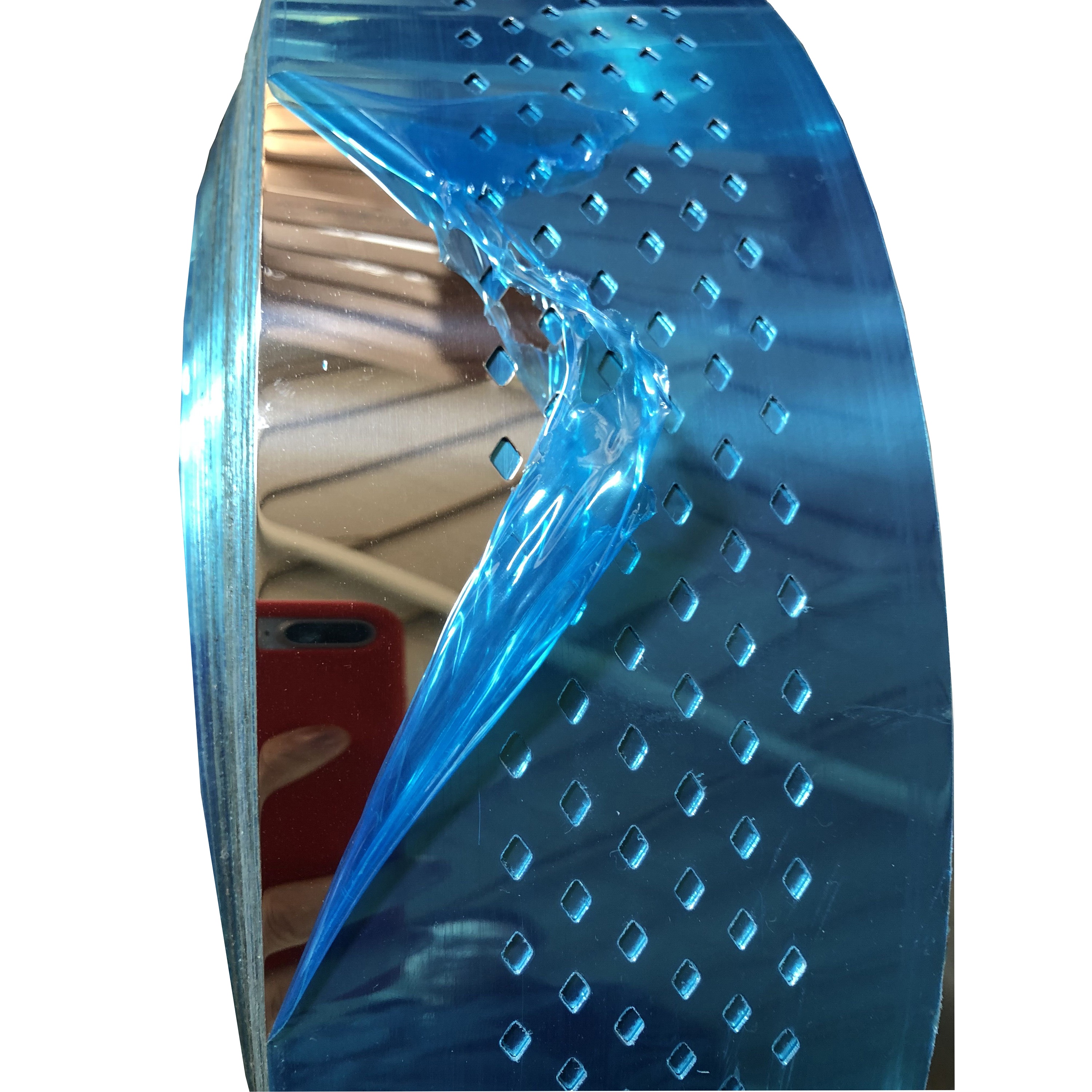 0.5mm aluminum coils for making channel letters and 3d logo aluminium straight edge mirror finish perforated aluminium strip