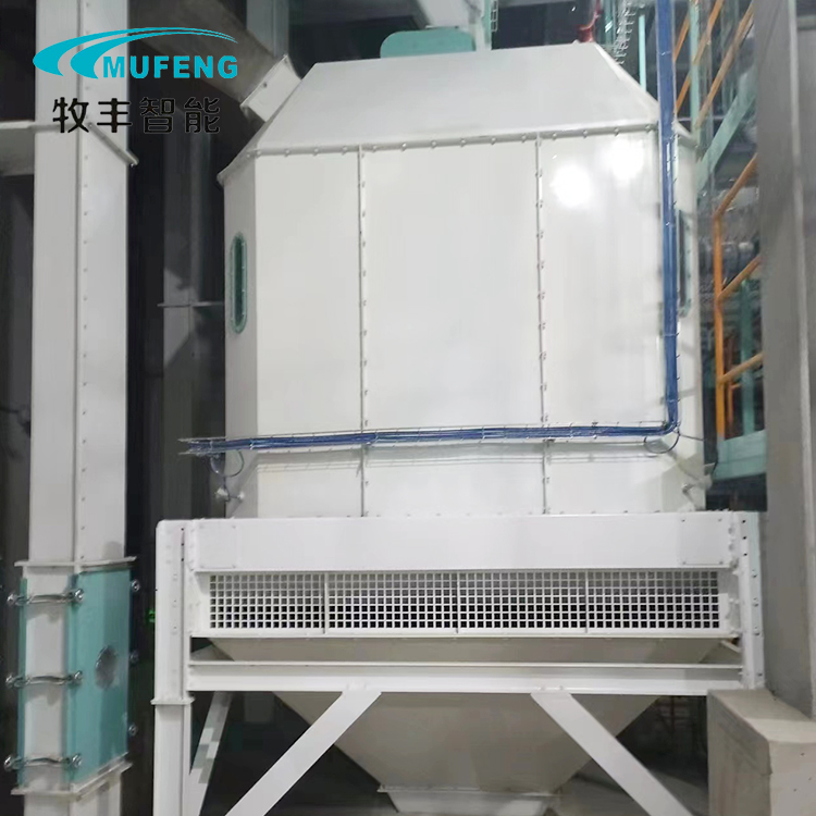 Mufeng tipping type cooler for feed pellet cooling machine factory price