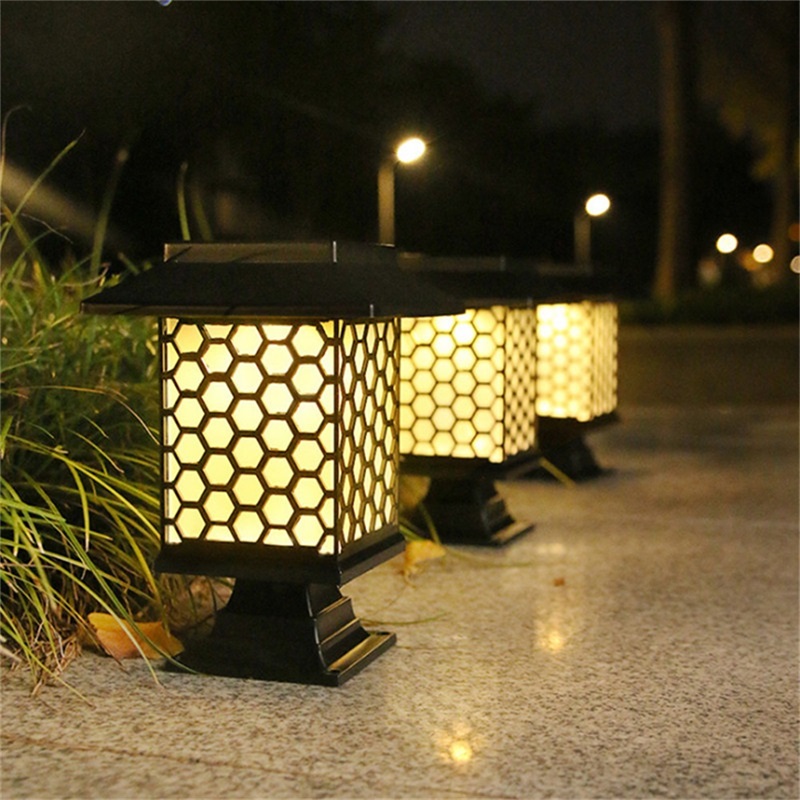 Amazon Hot Sale Outdoor Solar Lawn Lights Waterproof LED Garden Lamp Home Decorative For Courtyard Garden Landscape