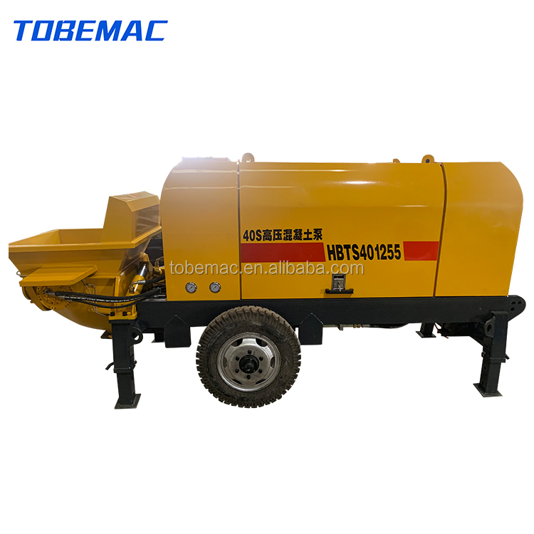 TOBEMAC HBTS401255 дизельный бетононасос для продажи с дистанционным управлением