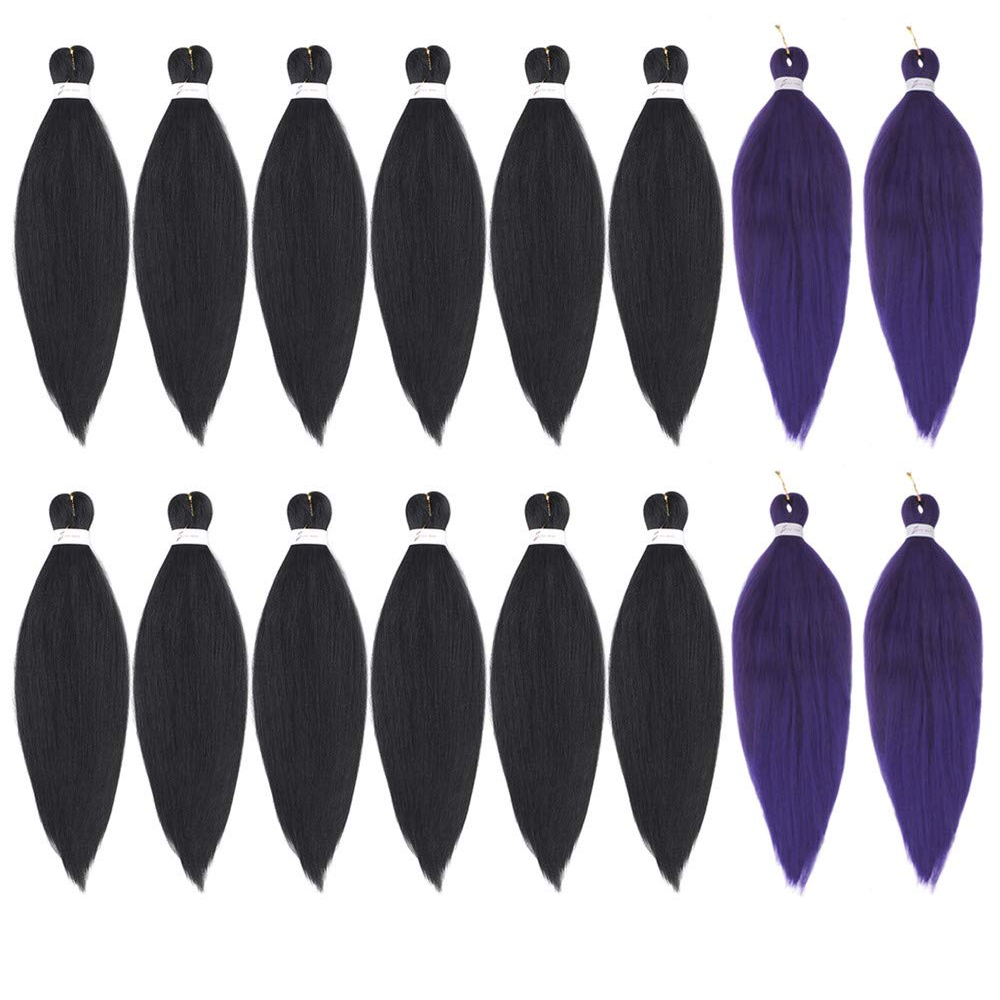 Предварительно растягивающиеся косы Ez Braid Jumbo Hair предварительно растягивающиеся Омбре Jumbo Hair Braid синтетические косы Yaki Jumbo, наращивание волос