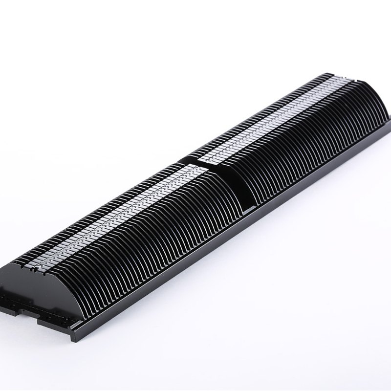 customized black anodized aluminum extruded heatsink cooler for nvme m.2 2280 ssd ps5 Radiators