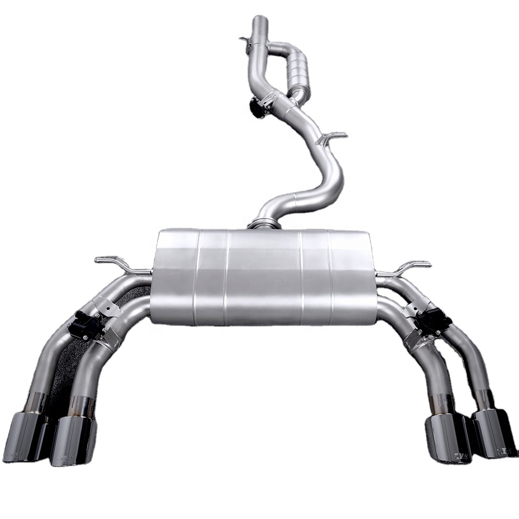 Factory Made Cat-Back Three Valves Stainless Steel Exhaust system for Audi S3