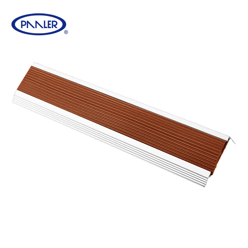 Hot Selling Non-slip PVC Metal Aluminium Stair Nose Parts Edging Strip Stair Nosing Caps With Cheap Price