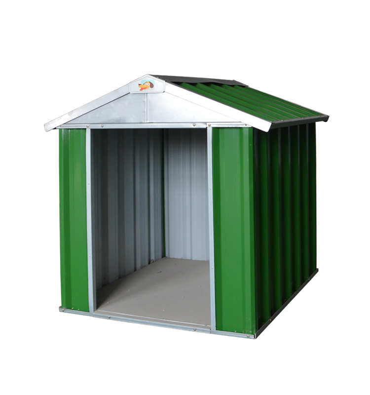 H Waterproof steel Dog House Shed