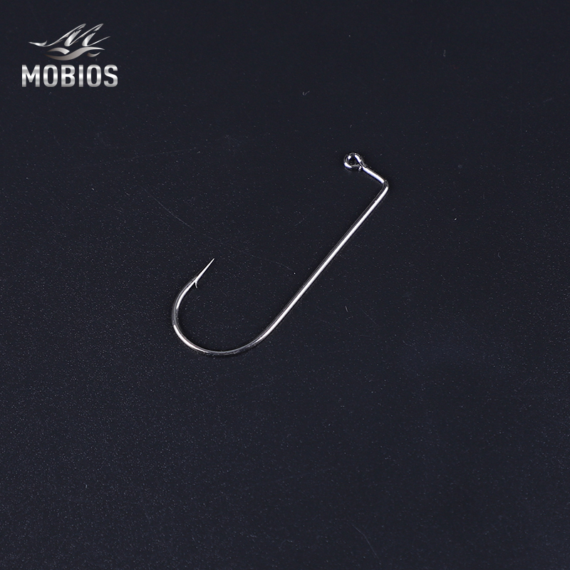 MOBIOS 8 # - 6/0 # нержавеющий рыболовный крючок с головкой, рыболовный крючок для червя из высокоуглеродистой стали HW602
